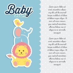 Baby shower design N280