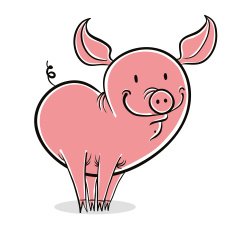 Pig funny cartoon N2