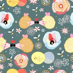 cute hedgehog vector N2