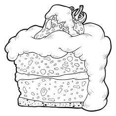 Coloring book (cake) N8