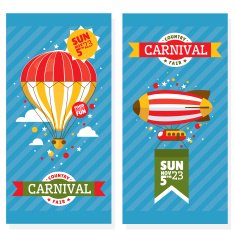 Country fair vintage invitation cards N3