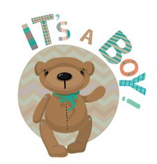 It's a boy greeting card N2