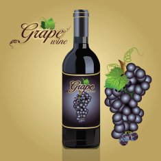 wine packaging with grape N2
