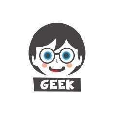 geek girl cartoon N14