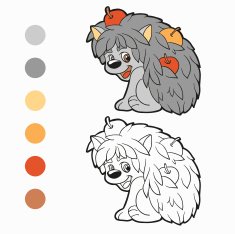 Coloring book (hedgehog) N4