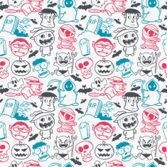 Halloween seamless pattern N4