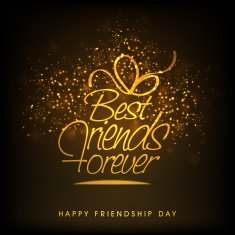 Beautiful greeting card design for Friendship Day celebrations