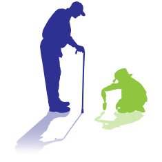 Vector silhouette of family N342