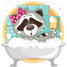 Cute raccoon N3
