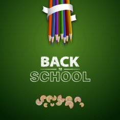 Welcome back to school Vector illustration Card design N12