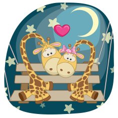 Lovers Giraffe N3