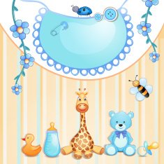 Baby shower card N130