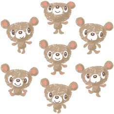 Hand-drawn bear