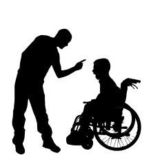 Vector silhouette of a family N108