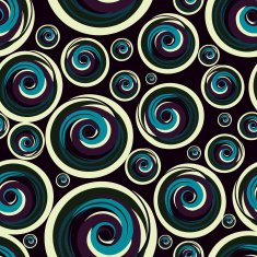 Colorful concentric circles seamless background N2