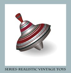 Metal whirligig Series-Realistic vintage toys