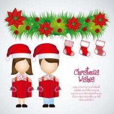 kids with Christmas hat N2