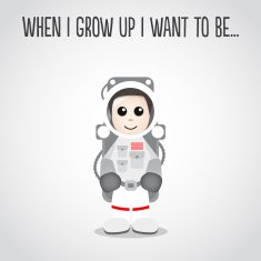 Cartoon Spaceman N2