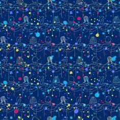 Happy friends doodle pattern N2