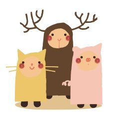 kids with animals costumes N2