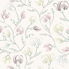 Floral print seamless background N7