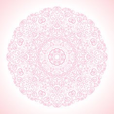 Beautiful pink ornamental background Vector illustration N5