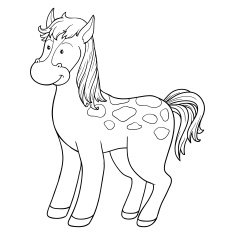 Coloring book (horse) N6