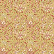 Cute floral seamless vector pattern N4