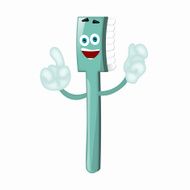 Funny toothbrush tooth brush dentist children cartoon N10