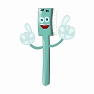 Funny toothbrush tooth brush dentist children cartoon N12