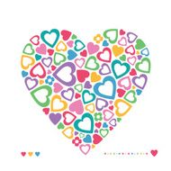 hearts greeting card N5