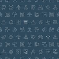 toy line icon pattern set N11