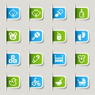 Label - Baby icons