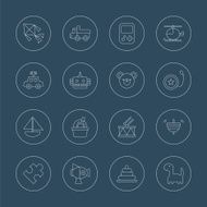 toy line icon set N13