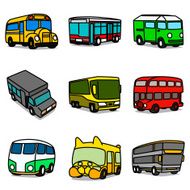 Cartoon Buses N2