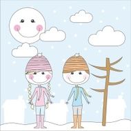 Winter Cartoons N3