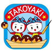Octopus fritters(Takoyaki) and Fairy of octopus