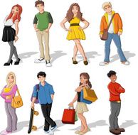 Cartoon children N37