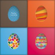 4 Easter Eggs Holes