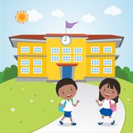 Children go to school N5
