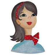 Cartoon character over white background