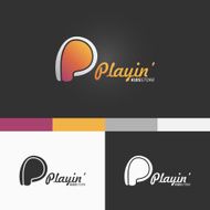 P Letter Symbol Template Vector Elements Brand Icon Design Illustration
