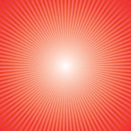 Red sun ray