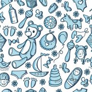 Kids and toys pattern N11