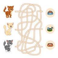 Maze game (cats and food)