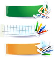 Set of labels back to school!