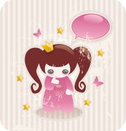 cartoon little princess