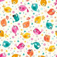 seamless birds background