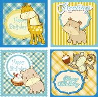 Birthday card set