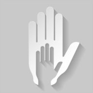 Paper helping hand N2
